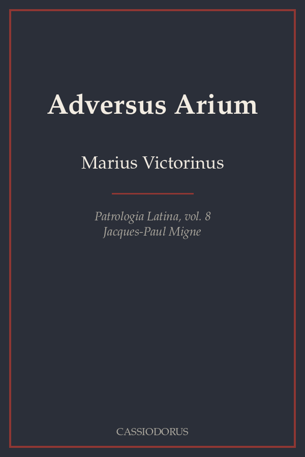Adversus Arium cover