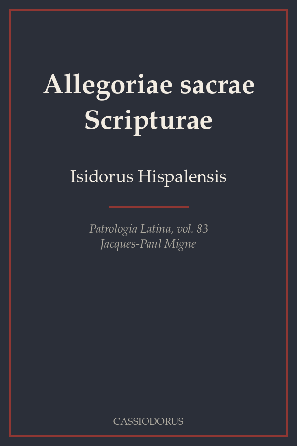 Allegoriae sacrae Scripturae cover