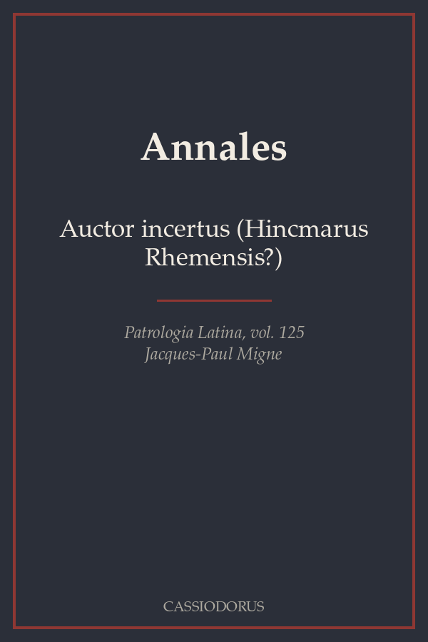 Annales cover