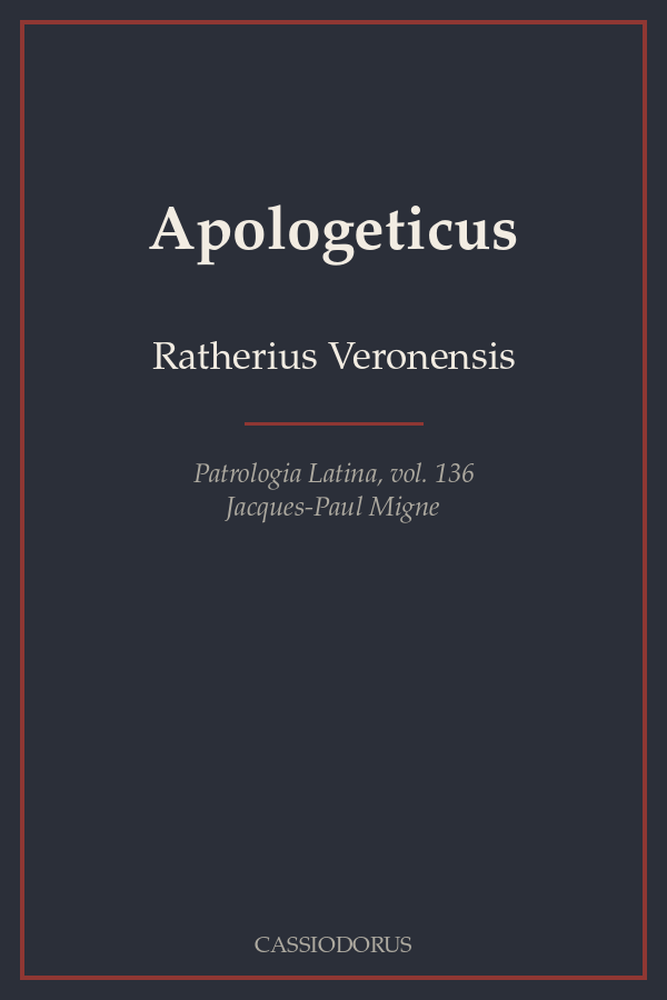 Apologeticus cover