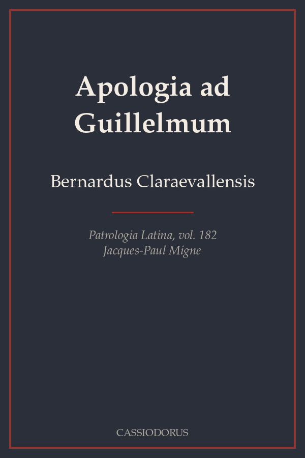 Apologia ad Guillelmum cover
