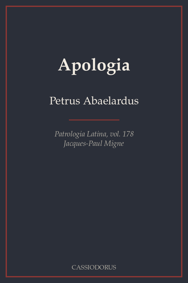 Apologia cover