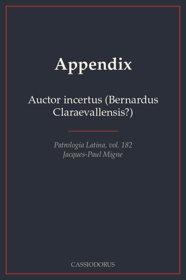 Appendix cover