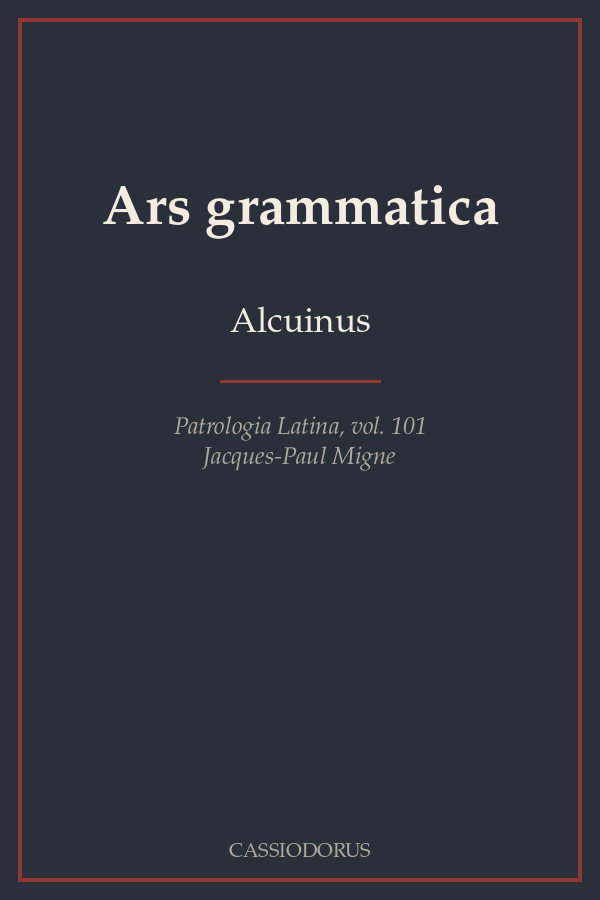 Ars grammatica cover