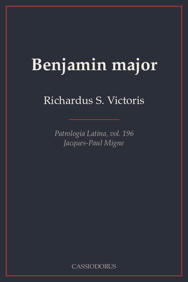 Benjamin major cover