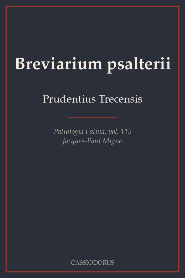Breviarium psalterii cover