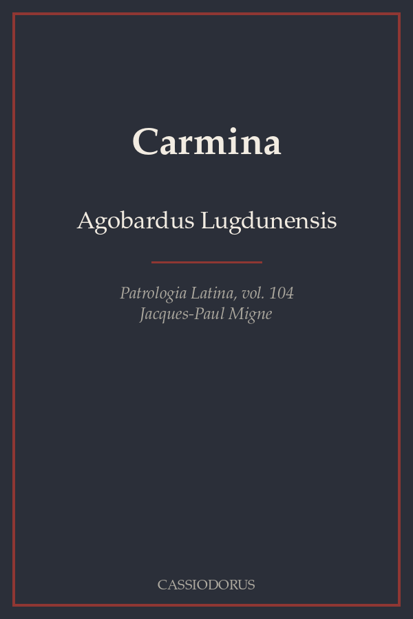 Carmina cover