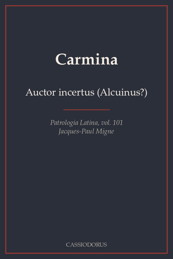 Carmina cover