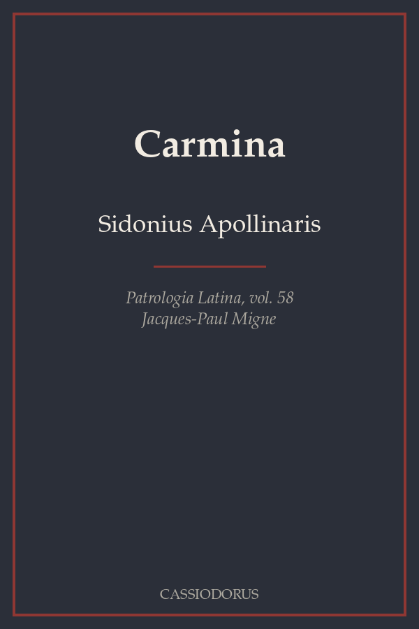Carmina cover