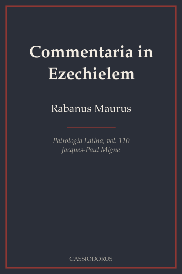 Commentaria in Ezechielem cover