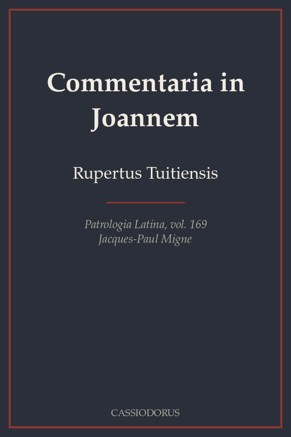Commentaria in Joannem cover