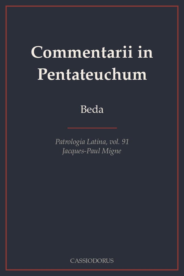 Commentarii in Pentateuchum cover