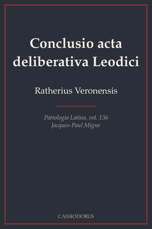Conclusio acta deliberativa Leodici cover