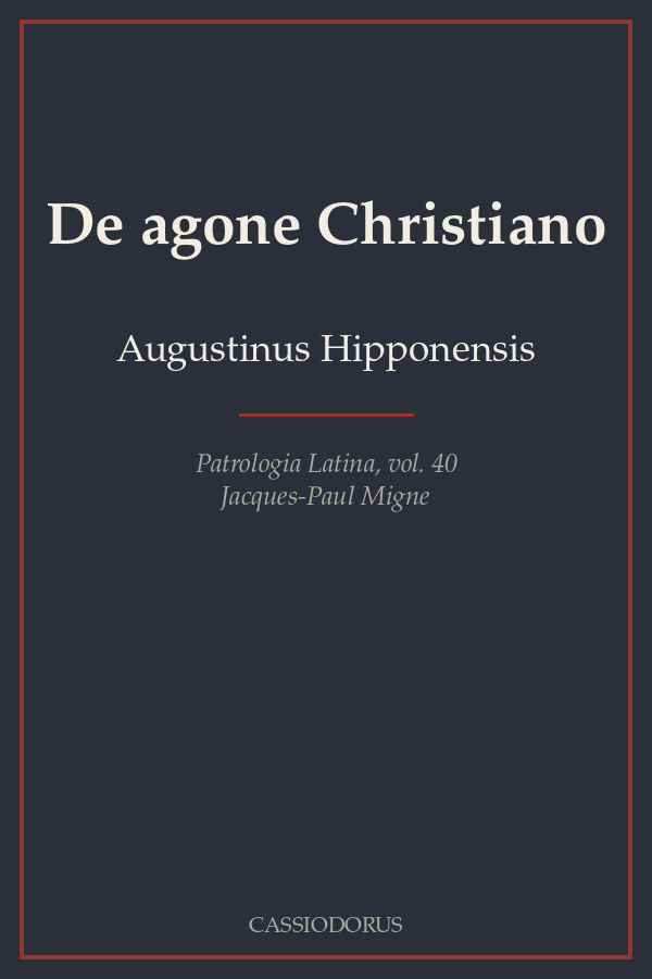 De agone Christiano cover