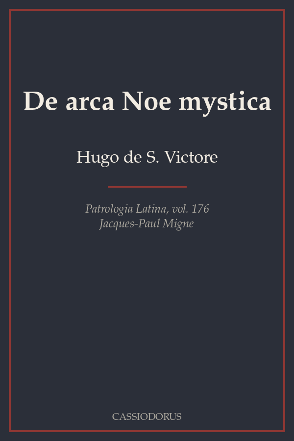 De arca Noe mystica cover