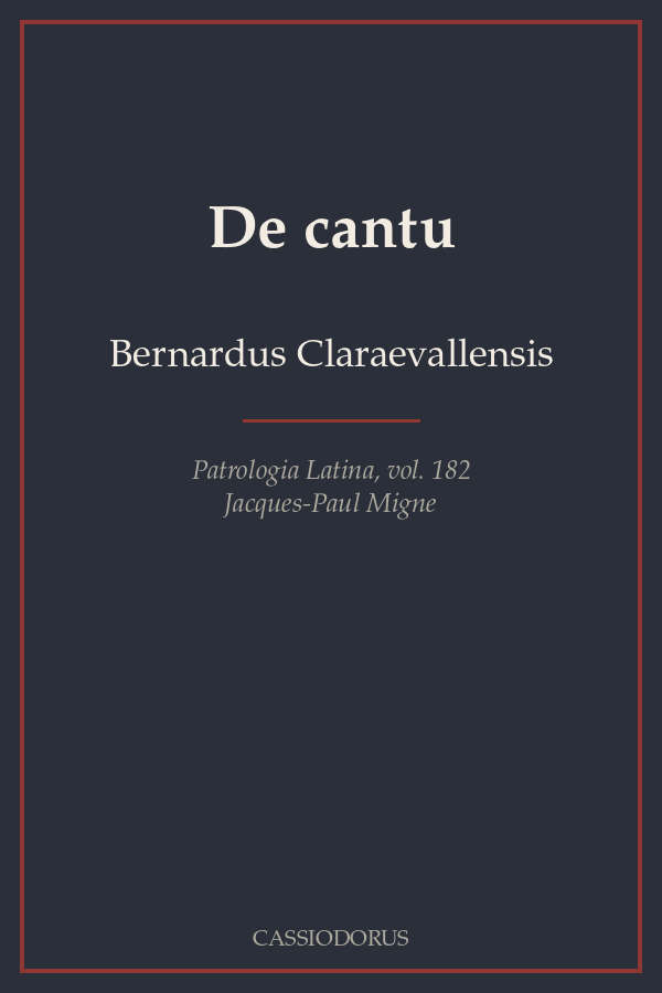 De cantu cover