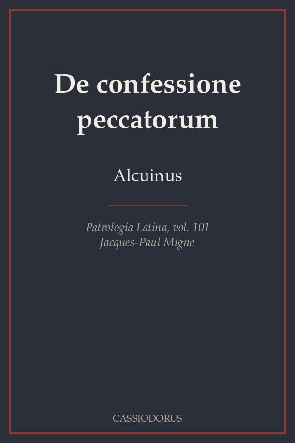 De confessione peccatorum cover