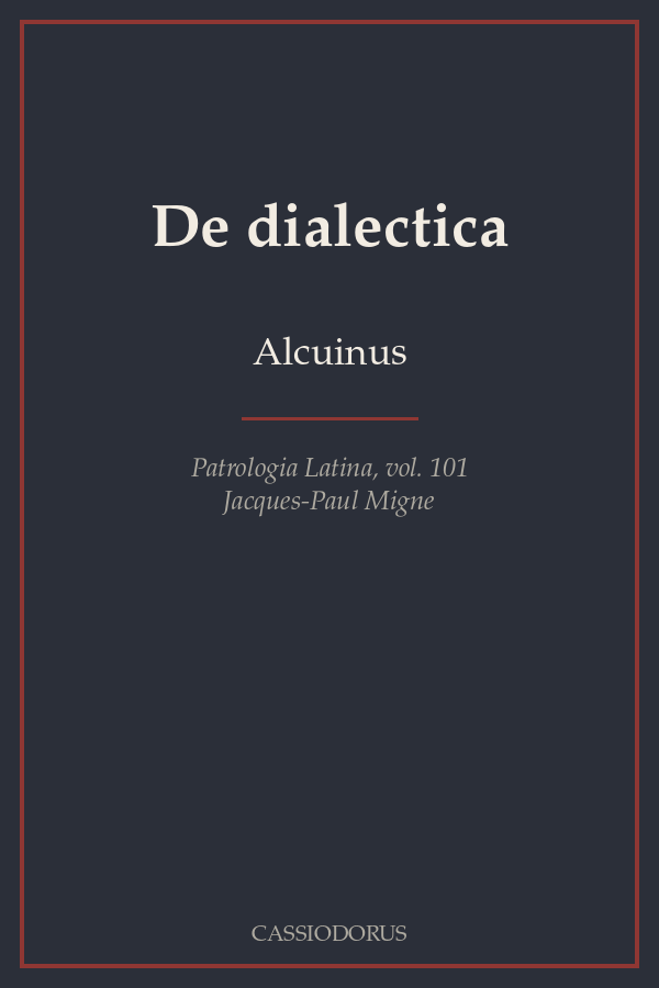 De dialectica cover