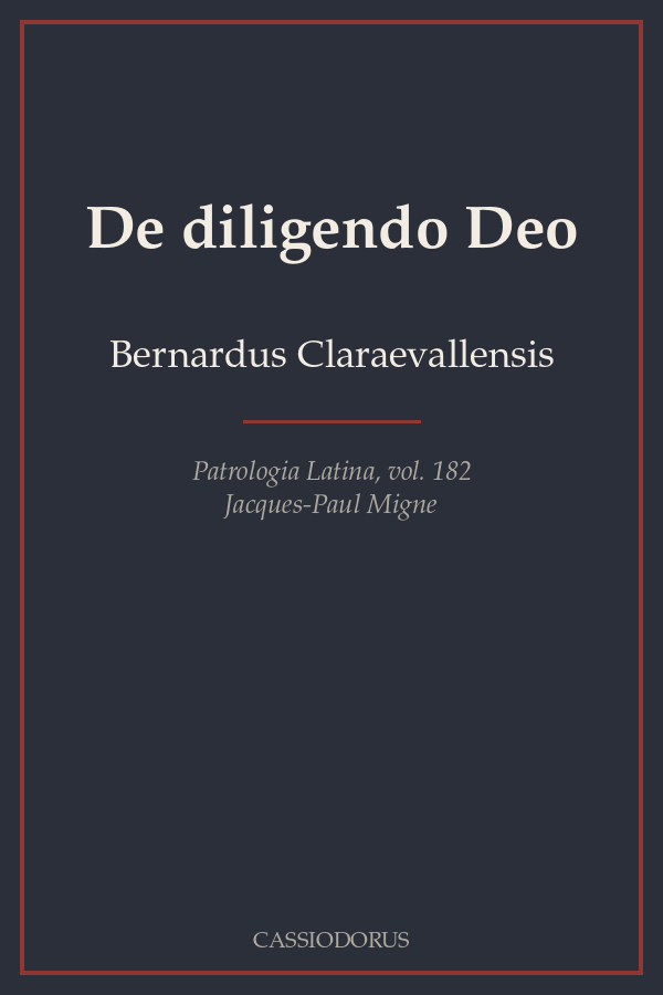 De diligendo Deo cover