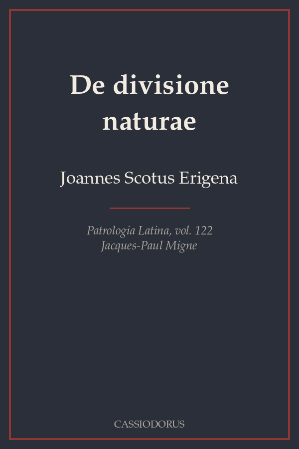 De divisione naturae cover