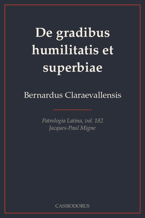 De gradibus humilitatis et superbiae cover