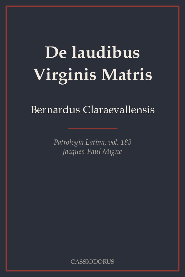 De laudibus Virginis Matris cover