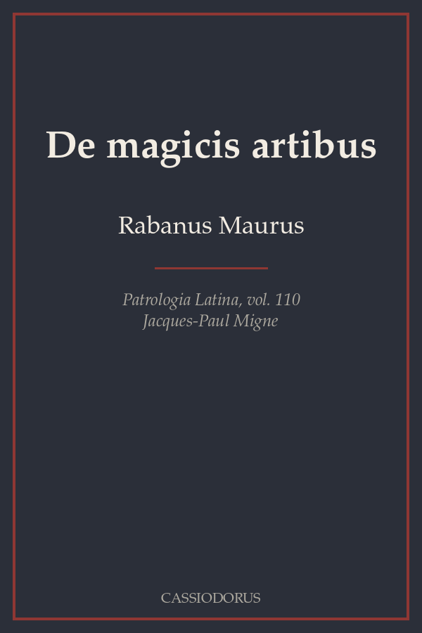 De magicis artibus cover