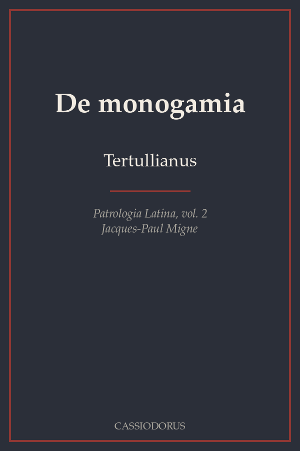 De monogamia cover