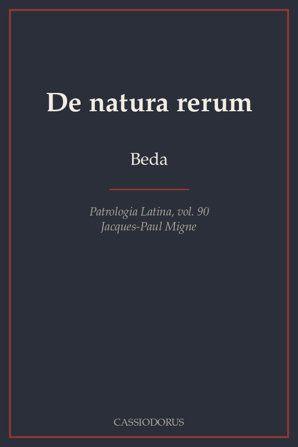 De natura rerum cover