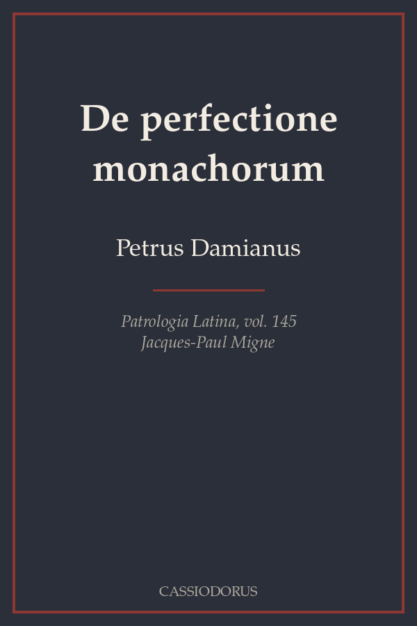 De perfectione monachorum cover