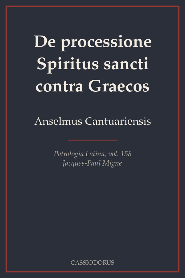 De processione Spiritus sancti contra Graecos cover