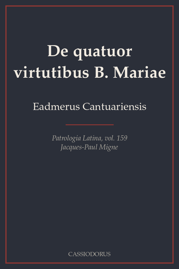 De quatuor virtutibus B. Mariae cover
