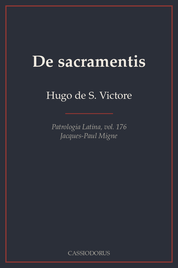 De sacramentis cover