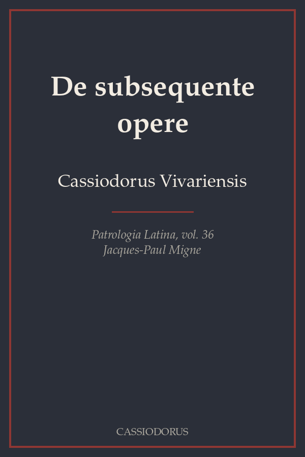 De subsequente opere cover