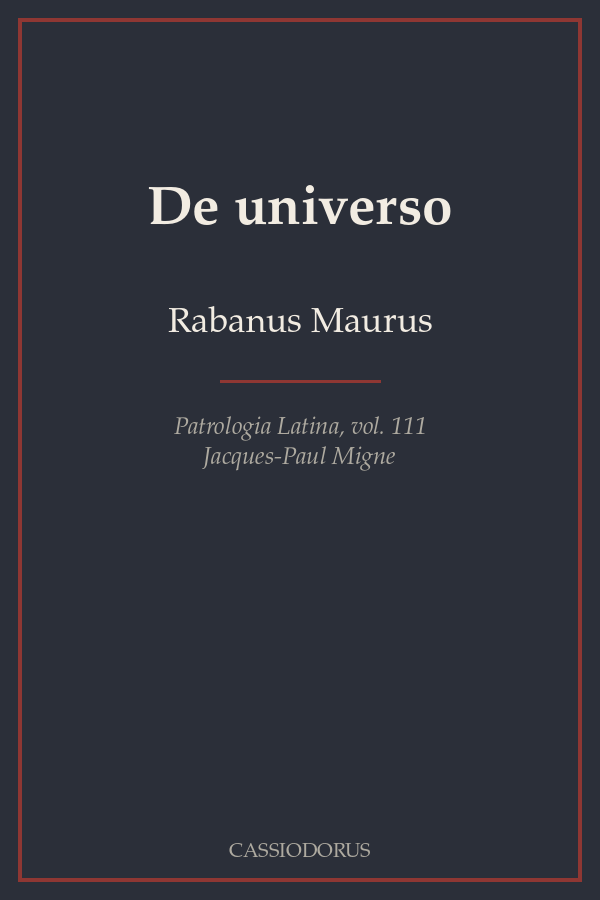 De universo cover