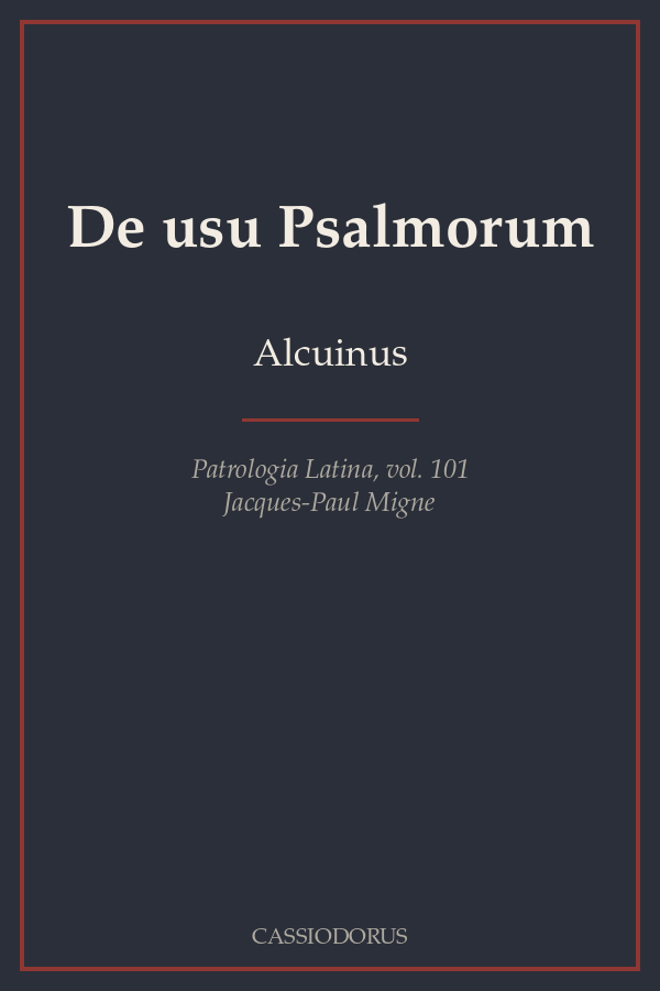 De usu Psalmorum cover
