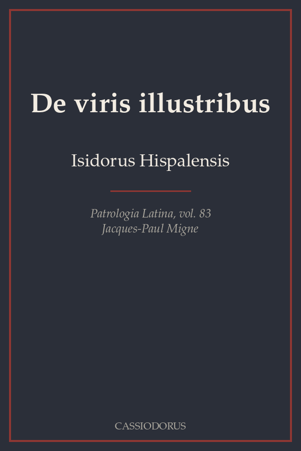 De viris illustribus cover