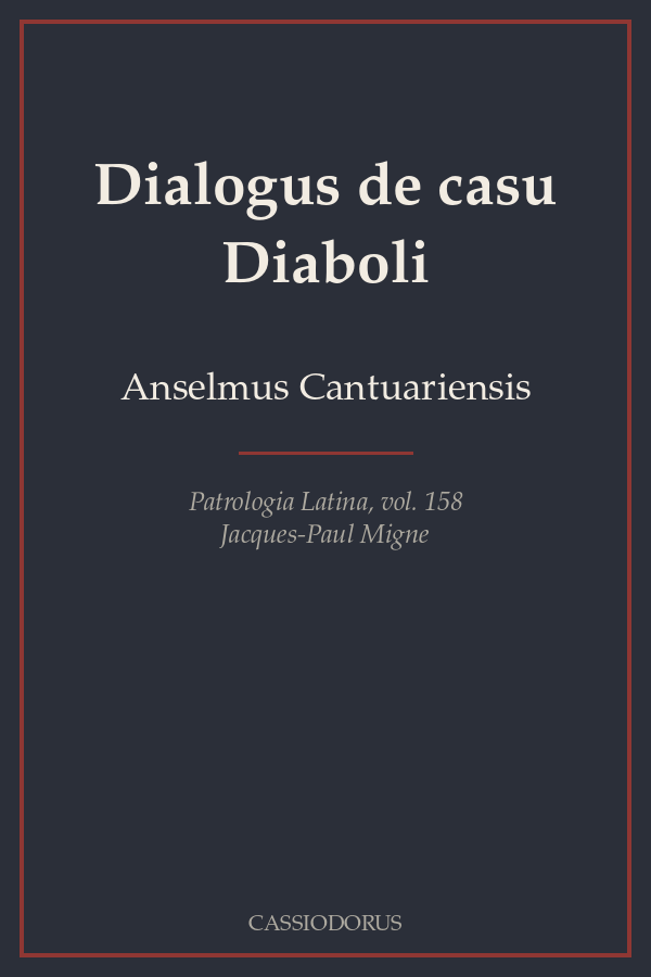 Dialogus de casu Diaboli cover