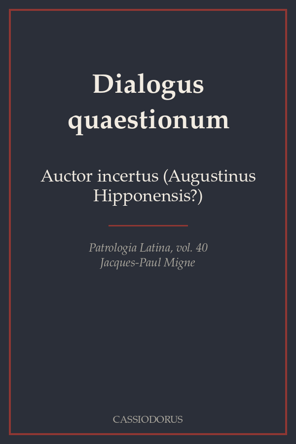 Dialogus quaestionum cover