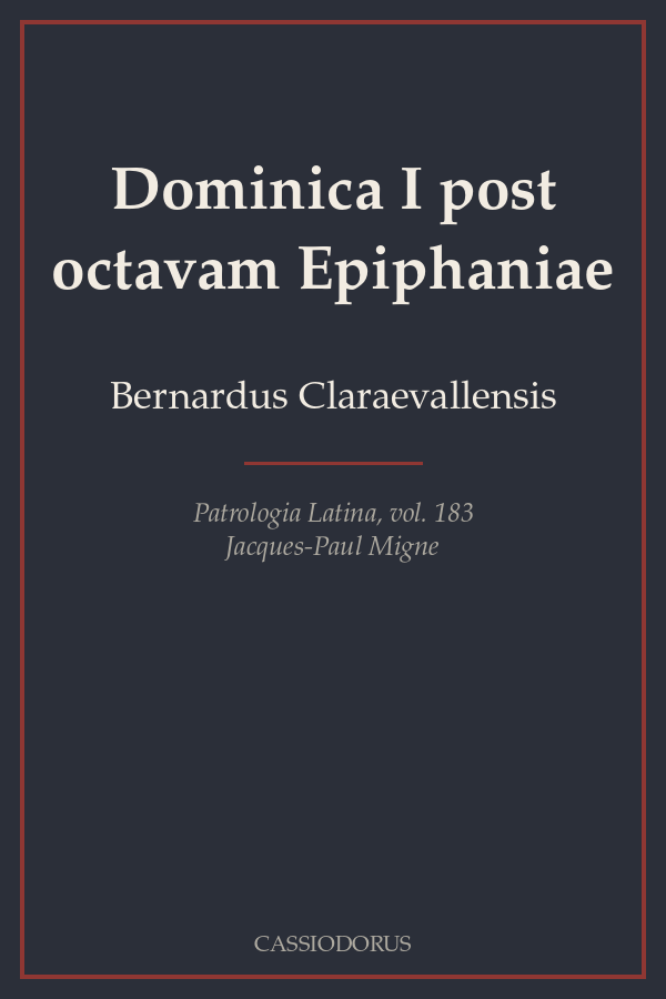 Dominica I post octavam Epiphaniae cover