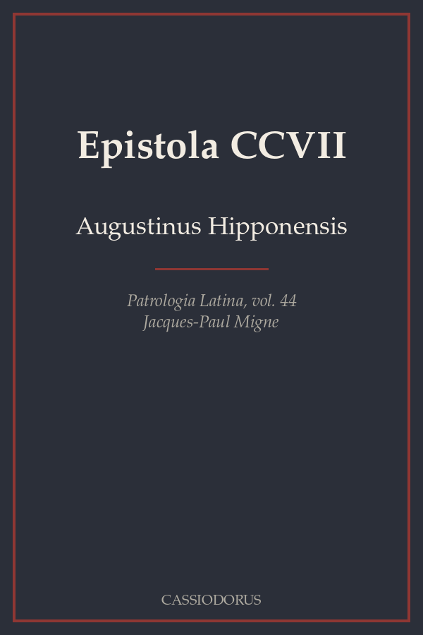 Epistola CCVII cover