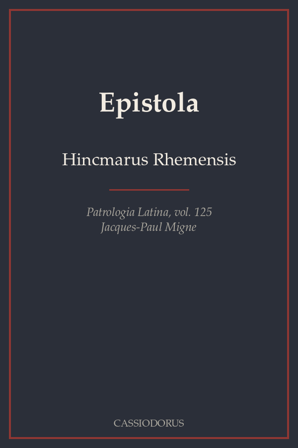Epistola cover
