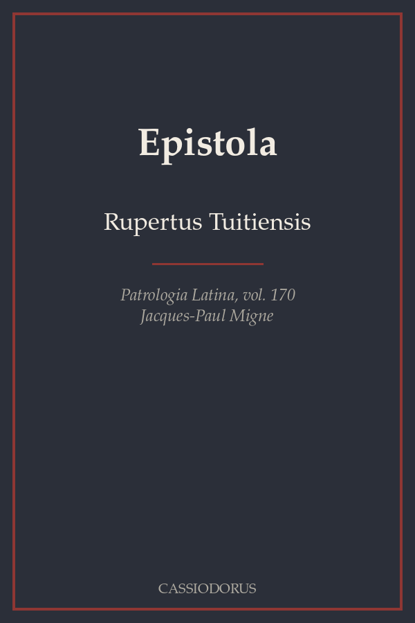 Epistola cover