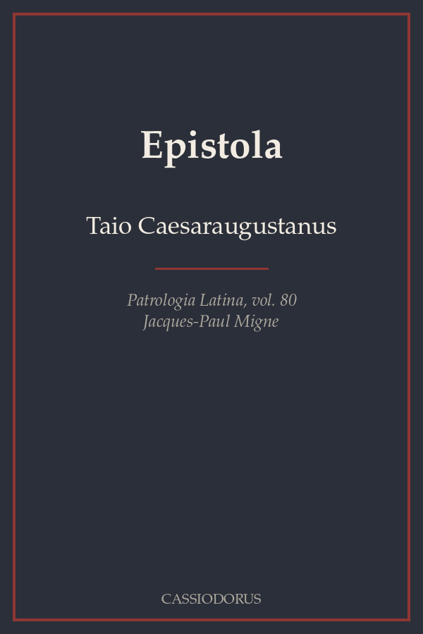 Epistola cover