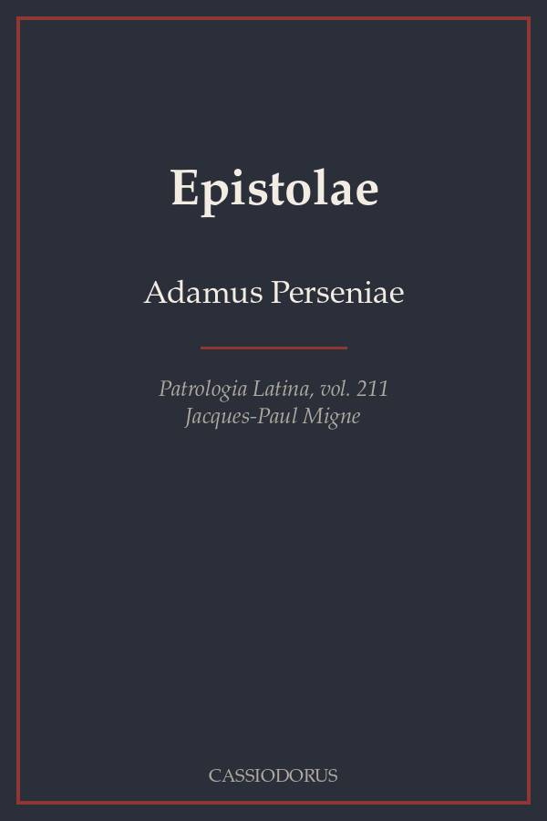 Epistolae cover