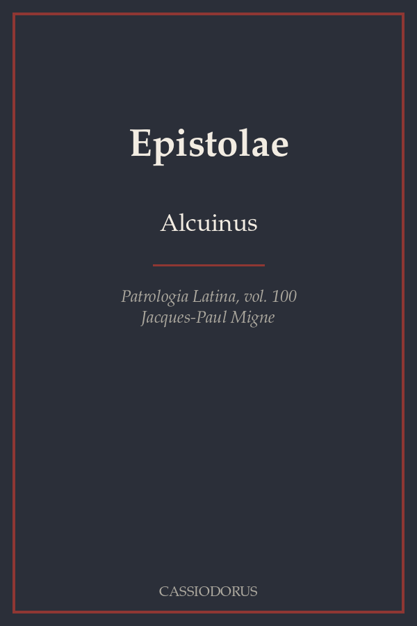 Epistolae cover