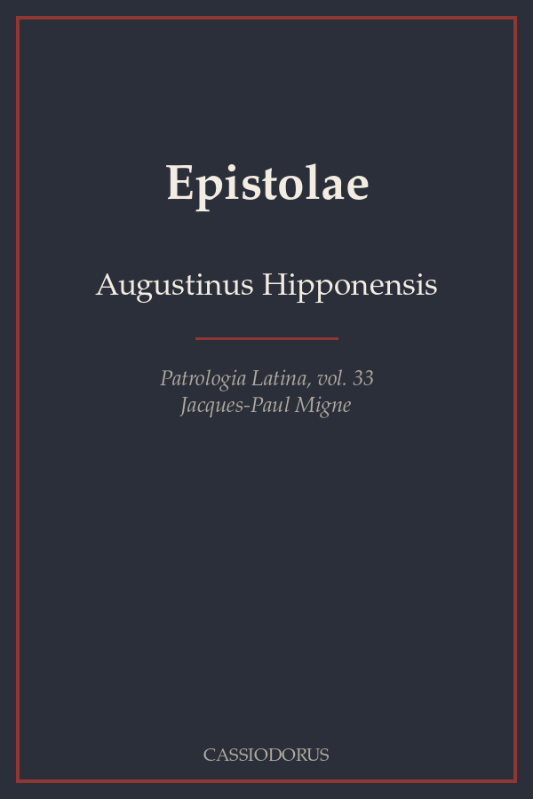 Epistolae cover