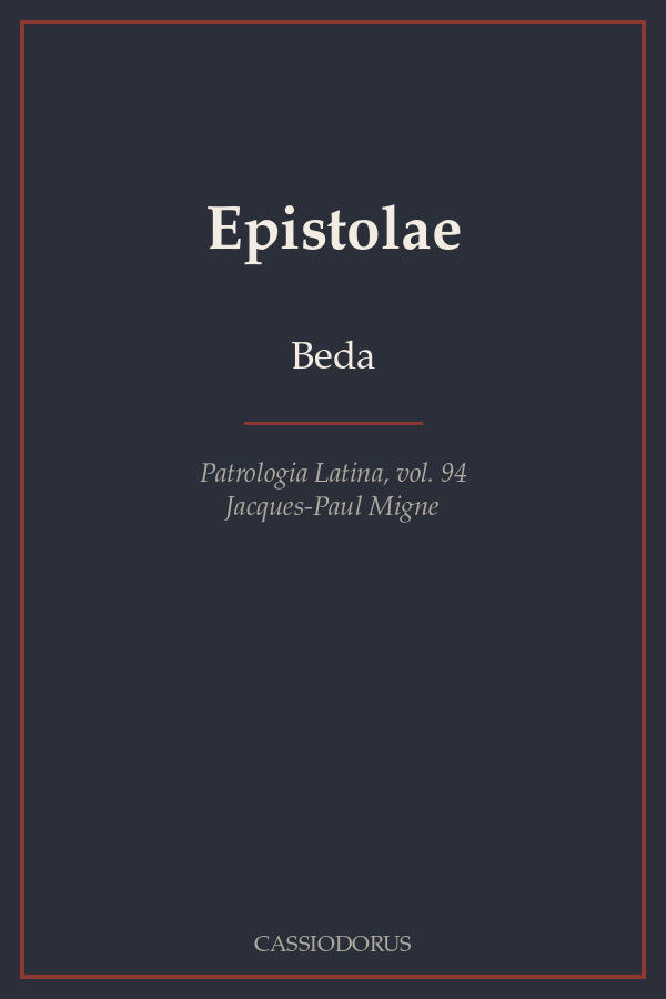 Epistolae cover