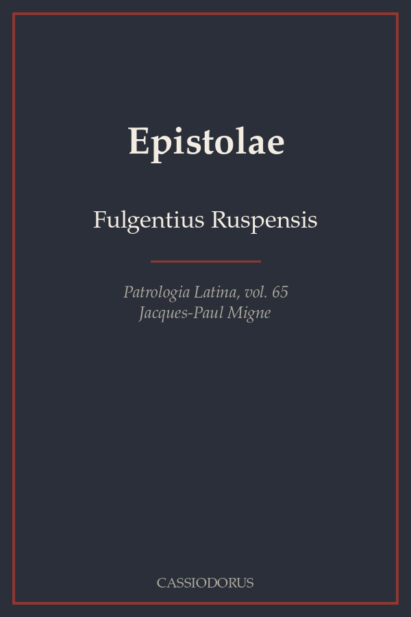 Epistolae cover