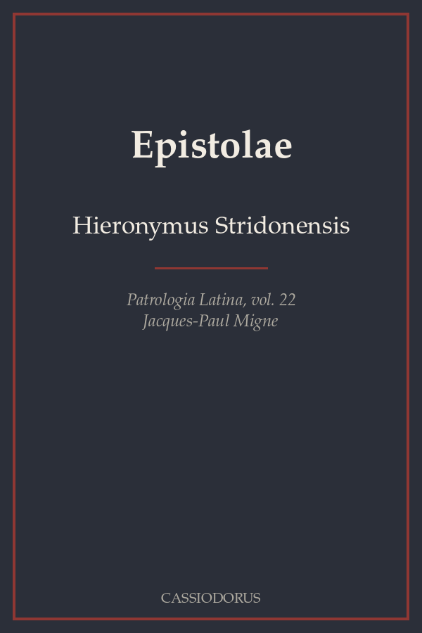 Epistolae cover